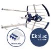 KIT ANTENNA UHF ATTIVA LTE2 + ALIMENTATORE TV - EK BLUE