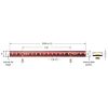 LED STRIP 17W/M CW 220V IP66 5M