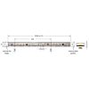 LED STRIP 17W/M CW 220V IP66 5M
