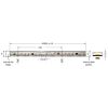 LED STRIP 17W/M CW 220V IP66 5M