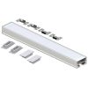 KIT SERIE S20 PROFILO IN ALLUMINIO PER STRISCE LED CON DIFFUSORE OPALE E ACCESSORI