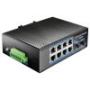 SWITCH INDUSTRIALE 8P GIGA+2SFP