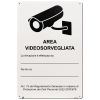 CARTELLO AREA VIDEOSORVEGLIATA
