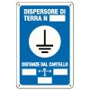 CARTELLO DISPERSORE DI TERRA
