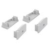 KIT 4 TAPPI PROFILO INCAS2 BIANCO