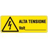 CARTELLO PERICOLO ALTA TENSIONE