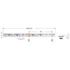 STRISCIALED 14,4W/M BF 24V IP20 S