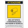 CARTELLO AREA VIDEOSORVEGLIATA