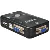 KVM VGA 2 PORTE USB CON SWITCH