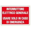 CARTELLO INTERRUTT.ELETTR.GENER.