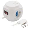 PRESA MUL.CUBO 3 POSTI 3xUSB INT.